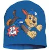 Dětská bavlněná čepice Tlapková patrola – Paw Patrol - motiv So Fun s policistou Chase. Skvělá na jaro i podzim, vyrobená z 95% bavlny příjemné na dotek, skvěle sedí díky příměsi 5% elastanu. Ve velikosti 52 nebo 54, s UV ochranou UPF 30+.