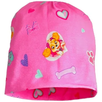 Dívčí jarní / podzimní čepice Tlapková patrola - Paw Patrol