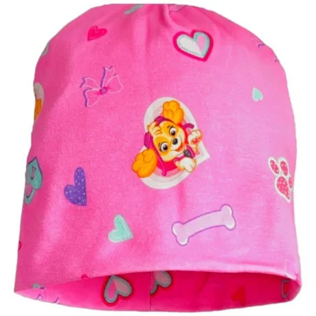 Dívčí jarní / podzimní čepice Tlapková patrola - Paw Patrol