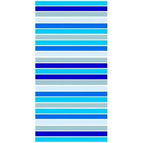 Velká oboustranná plážová osuška Blue Stripes