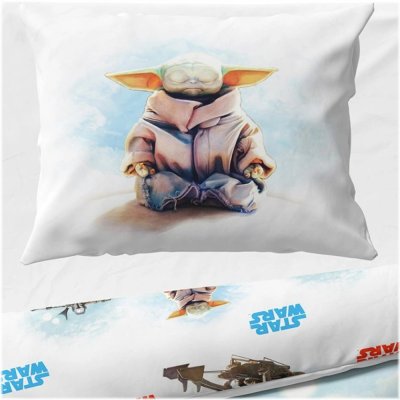 Oboustranné bavlněné ložní povlečení Star Wars - Baby Yoda