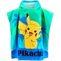 Dětské plážové pončo - osuška s kapucí Pokémon Pikachu
