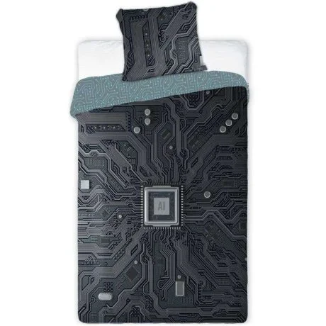 Bavlněné ložní povlečení AI Technologie - se svítícím efektem