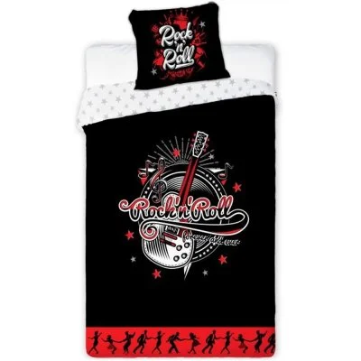 Bavlněné ložní povlečení Rock'n'Roll - se svítícím efektem