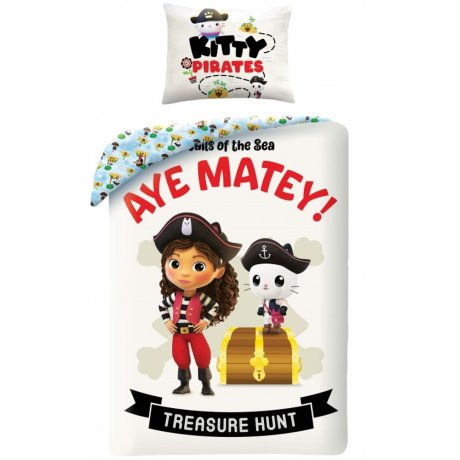 Bavlněné ložní povlečení Gábinin kouzelný domeček – Pirátky