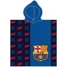 Chlapecké fotbalové koupací pončo FC Barcelona – osuška s kapucí v tradičních klubových barvách. Vyrobeno ze 100% bavlněné froté s gramáží 300 g/m². Rozměr 60 × 120 cm.