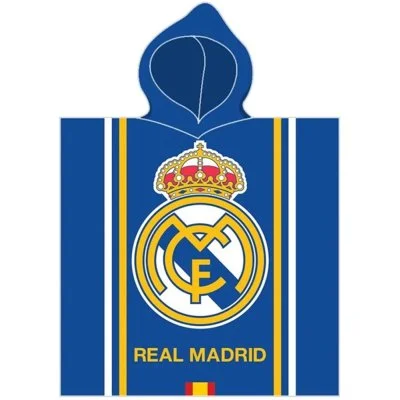 Dětské froté pončo - osuška s kapucí FC Real Madrid Famoso