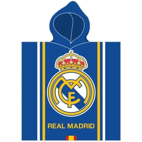 Dětské froté pončo - osuška s kapucí FC Real Madrid Famoso