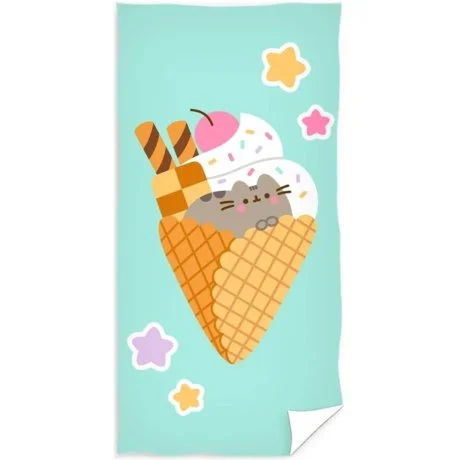 Bavlněná osuška kočička Pusheen - Sladká jako zmrzlina