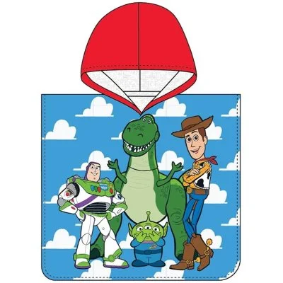 Dětské plážové pončo - osuška s kapucí Toy Story