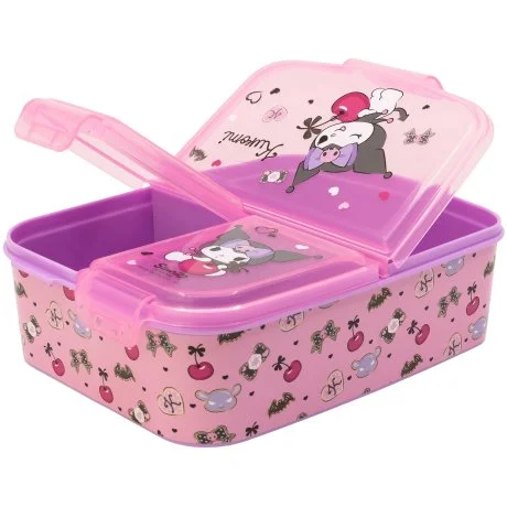 Multibox na svačinu Kuromi se 3 přihrádkami
