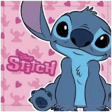 Dívčí malý ručník na obličej Stitch