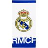 Licencovaná osuška FC Real Madrid s motivem RMCF, tedy zkratkou oficiálního názvu tohoto slavného španělského fotbalového klubu. Je vyrobená z dobře savého mikrovlákna s gramáží 300 g/m². Rozměry 70 × 140 cm.