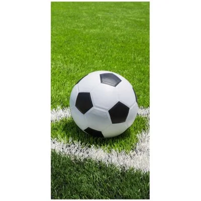 Bavlněná plážová osuška s fotbalovým míčem