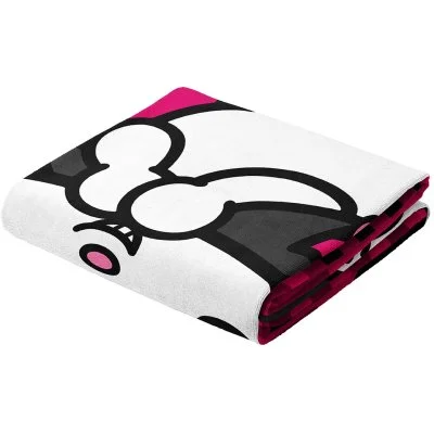 Bavlněná plážová osuška Kuromi - malý ďáblík