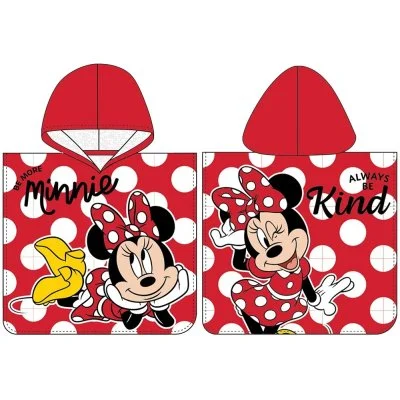 Dívčí plážové pončo Minnie Mouse - Always be kind