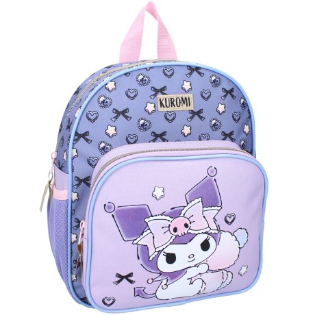 Dívčí batoh s přední kapsou Kuromi