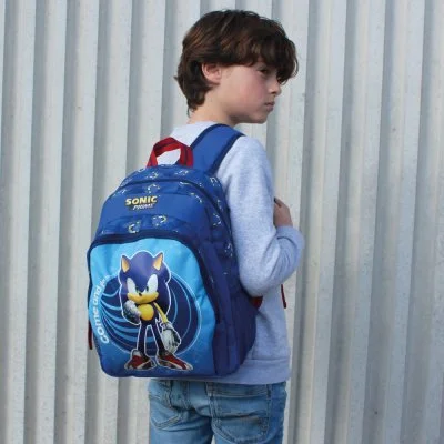 Dětský batoh s přední kapsou Ježek Sonic