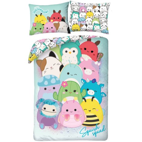 Ložní povlečení z mikrovlákna Squishmallows – Squish Squad