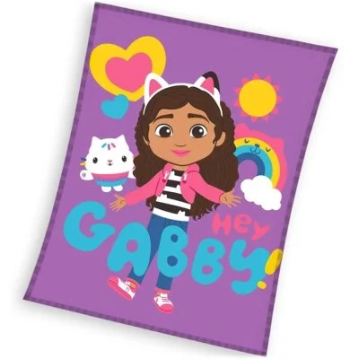 Coral fleece deka Gábinin kouzelný domek - Ahoj Gábi