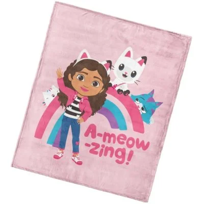 Coral fleece deka Gábinin kouzelný domek - Mňauúžasná Gábi