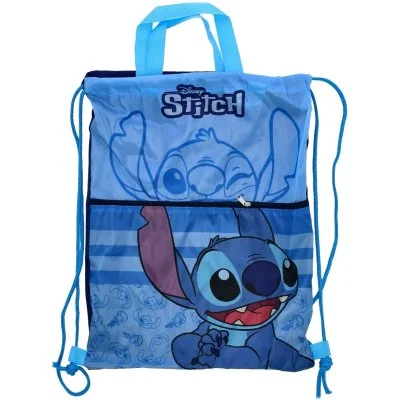 Chlapecký sportovní vak Stitch s kapsou na zip