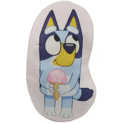 Tvarovaný 3D polštářek Bluey se zmrzlinou