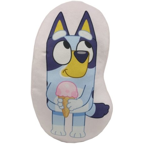 Tvarovaný 3D polštářek Bluey se zmrzlinou