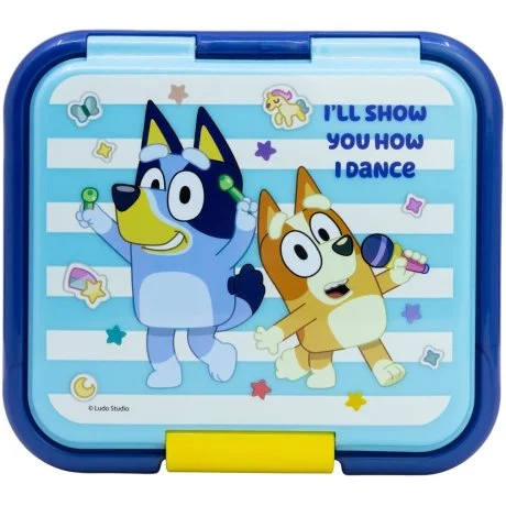 Robustní multibox na svačinu Bluey se 3 přihrádkami