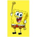Dětský ručník SpongeBob - veselá žlutá houba
