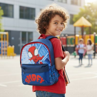 Chlapecký batoh s přední kapsou Spidey
