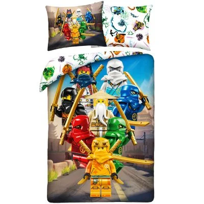 Bavlněné ložní povlečení LEGO Ninjago