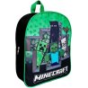 Malý dětský batoh s motivem hlavních postav z hry Minecraft potěší všechny malé hráče a fanoušky této legendární hry. Má jeden hlavní prostor a nastavitelné popruhy pro pohodlné nošení. Rozměry jsou 30 × 26 × 10 cm.