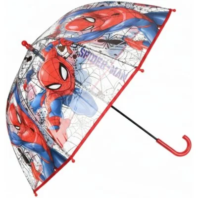 Dětský průhledný deštník Spiderman