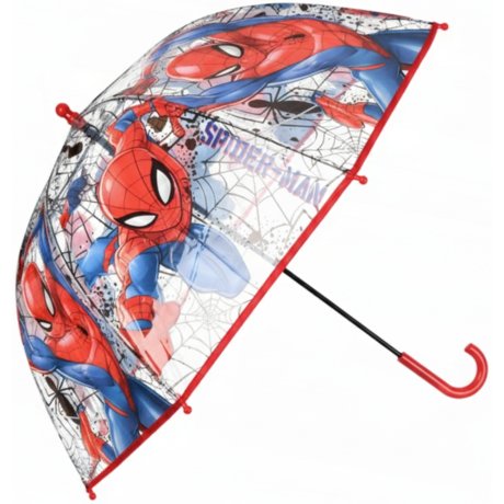 Dětský průhledný deštník Spiderman