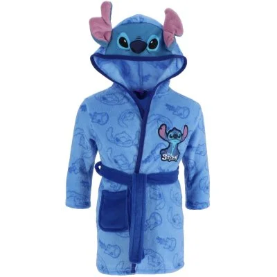 Chlapecký coral fleece župan s kapucí Lilo & Stitch