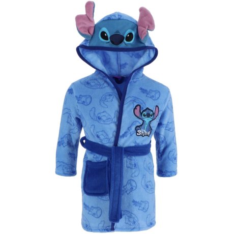 Chlapecký coral fleece župan s kapucí Lilo & Stitch