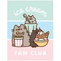 Coral fleece deka Pusheen - Ice Cream Fan Club