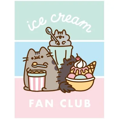 Coral fleece deka Pusheen - Ice Cream Fan Club