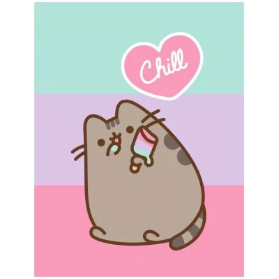 Coral fleece deka Pusheen - Chill