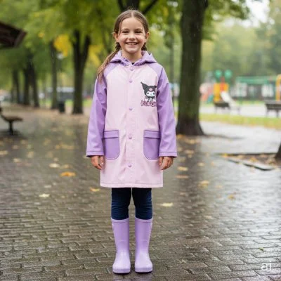 Dívčí pláštěnka Kuromi