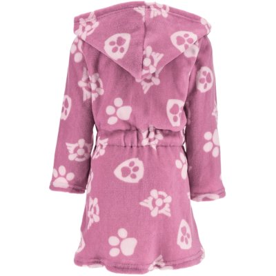 Dívčí fleece župan s kapucí Tlapková patrola - Skye