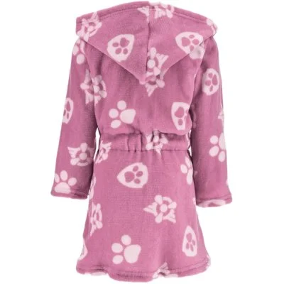 Dívčí fleece župan s kapucí Tlapková patrola - Skye