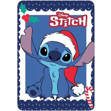 Vánoční flísová deka Lilo & Stitch