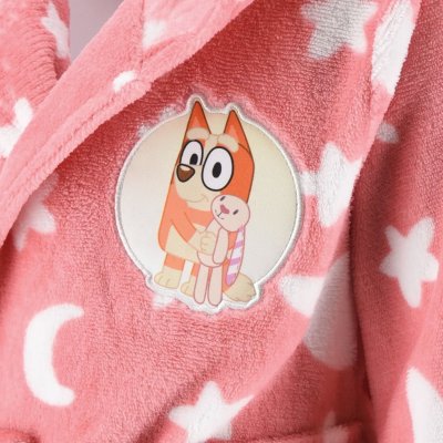 Dívčí fleece župan s kapucí Bluey - Bingo