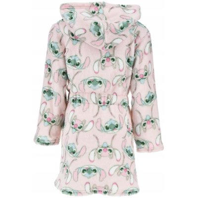 Dívčí fleece župan s kapucí Lilo & Stitch