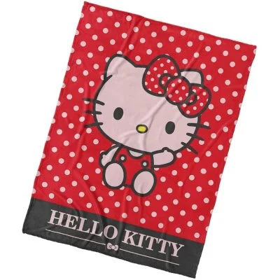 Velká coral fleece deka Hello Kitty - 2. jakost
