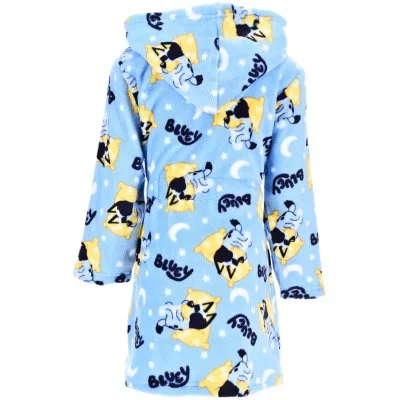 Dětský fleece župan s kapucí Bluey