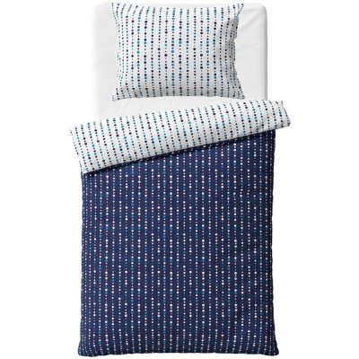 Flanelové ložní povlečení Ledové puntíky