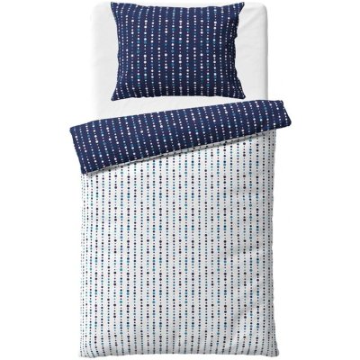 Flanelové ložní povlečení Ledové puntíky